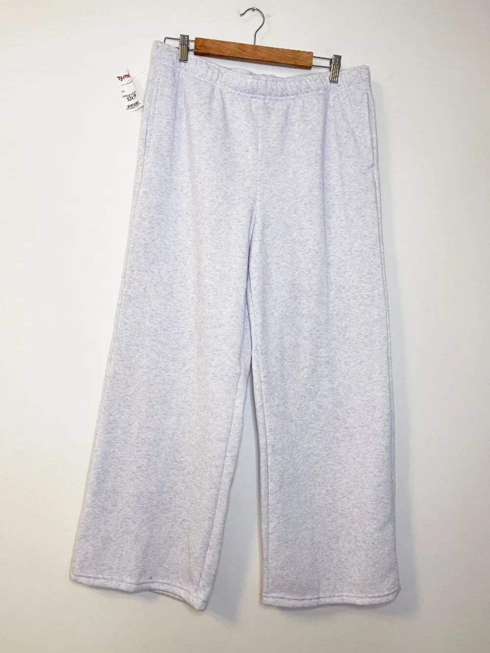 Lot of 2 Women's Lounge Pants XL Since Forever Gray Fleece & Navy Polka Dot NWT